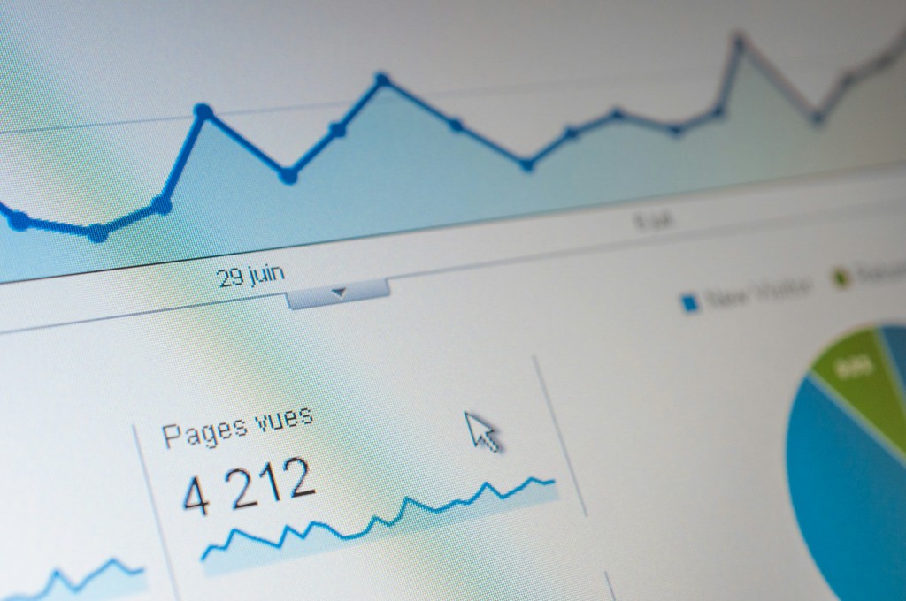 a close up of a computer screen with a graph on it by Agence Olloweb on Unsplash